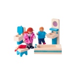 Мебели за къща за кукли, баня