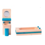 Woody Мебели за къща за кукли, Баня - Image 2