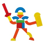 Куфарче с магнитни форми Woody 1