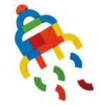 Куфарче с магнитни форми Woody