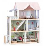 Woody Дървена къща за кукли с обзавеждане, Моли - Image 4