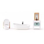 Woody Дървена къща за кукли с обзавеждане, Моли - Image 9