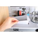 Kruzzel Детска дървена кухня със светлина аксесоари, сиво-кафява - Image 6