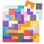 Woody Мек EVA пъзел/килимче за под, Тетрис - Image 2