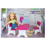 Woody Къща за кукли на три етажа - обзаведена - Image 8