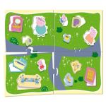 Lisciani Игрален комплект, 3D къща с мебели, Peppa Pig - Image 3