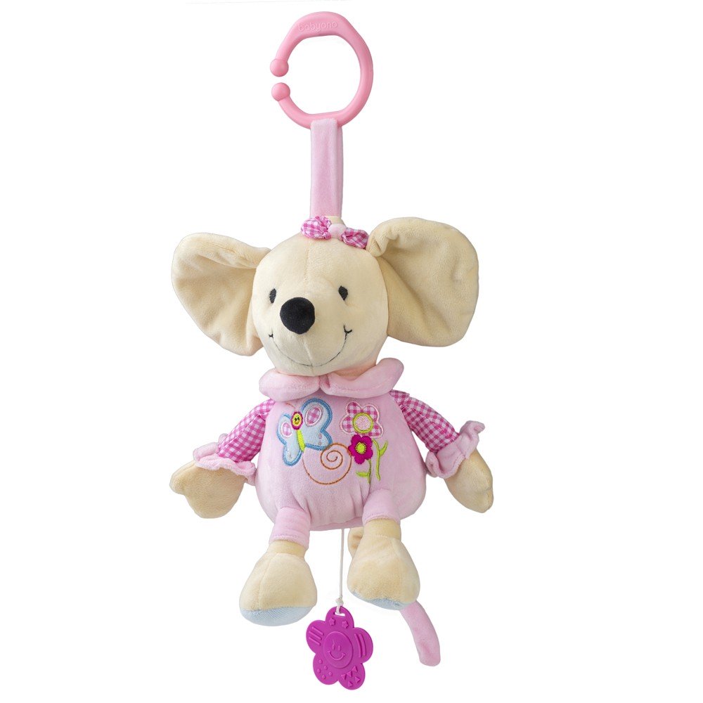 927-babyono-muzukalna-igrachka-mishle BabyOno Плюшено музикално мишле - Image 1