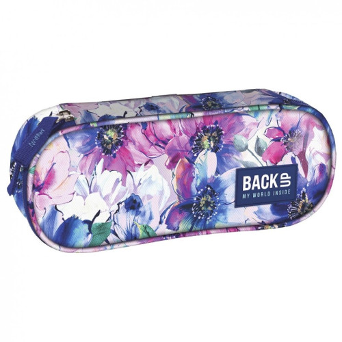 92772-uchenicheski-neseser-tsvetq-backup BackUp Овален несесер, Bloom - Image 1