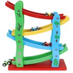 Kruzzel Дървена писта с колички, Рали - Image 4