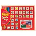 Melissa & Doug Дървени печати с различни мотиви