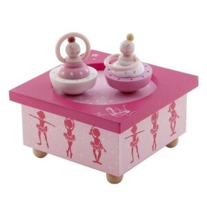 Дървена музикална кутия с балерини - Trousselier