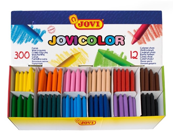 989-jovi-vosachni-pasteli-12-tzvyata-300-broq Восъчни пастели 12 цвята, 300 броя Jovi