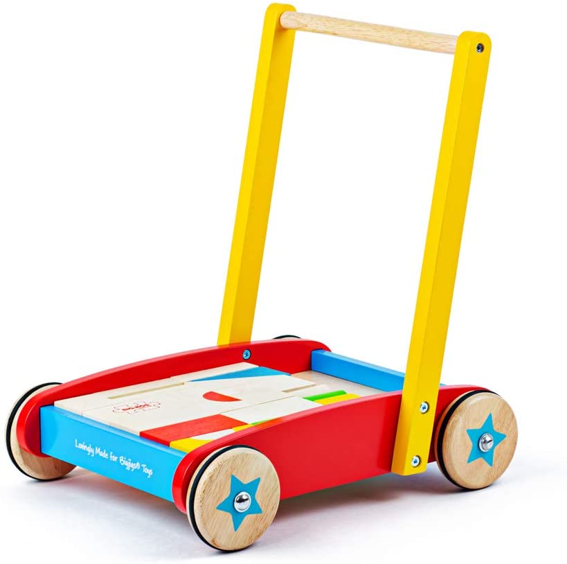 BB103-3-dyrvena-kolichka-s-konstruktor-walker-bigjigs BIGJIGS Дървена количка с цветни блокчета