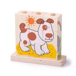 Bigjigs Дървени кубчета с животни - Image 4
