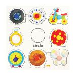 Комплект от 4 пъзела с геометрични фигури - Bigjigs - Image 4