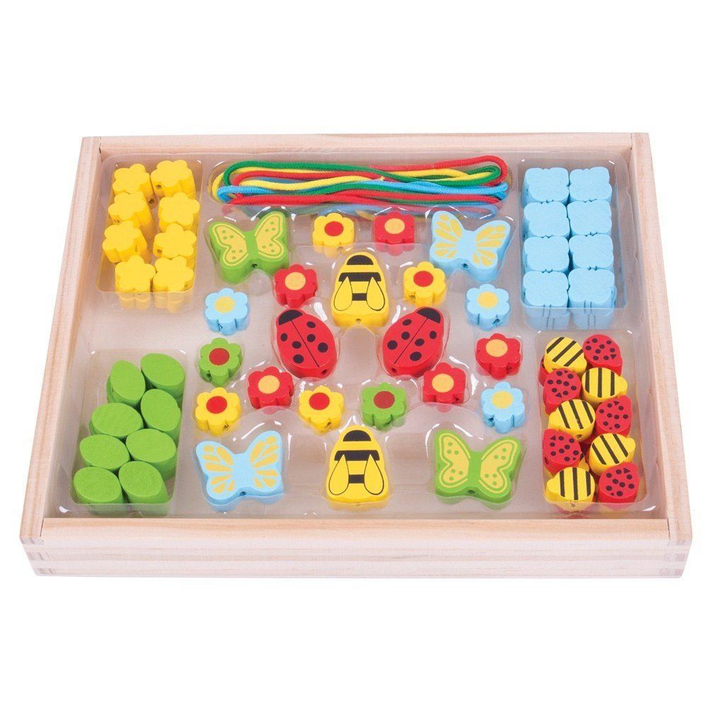 BJ635-bigjigs-komplekt-s-tzvetni-manista BIGJIGS Комплект с дървени мъниста за нанизване