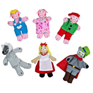 BIGJIGS Кукли за пръсти за театър, Приказни герои