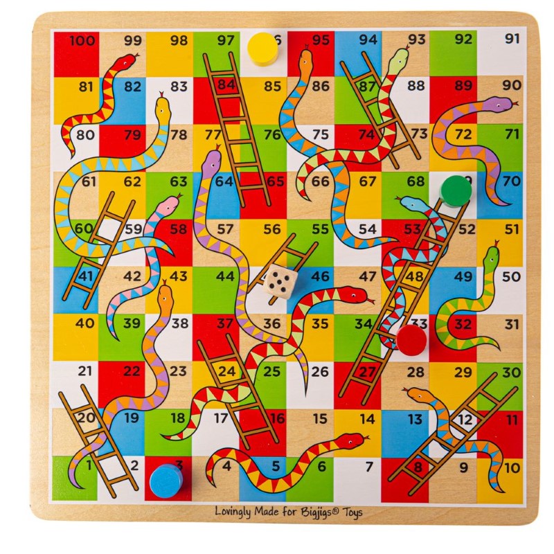 BJ788-1-bigjigs-igra-zmii-i-stylbi BIGJIGS Игра Змии и стълби