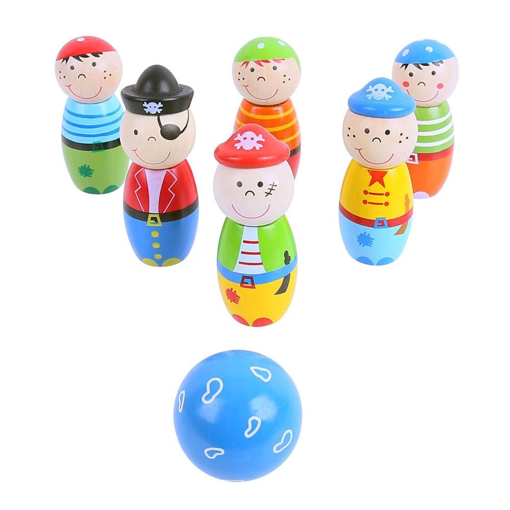 BJ853-bigjigs-mini-bouling-s-pirati BIGJIGS Мини боулинг с пирати