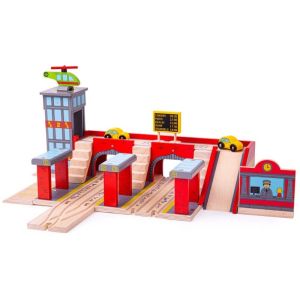 BIGJIGS Дървена централна гара