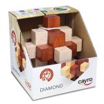 Cayro Дървен логически пъзел, Диамант