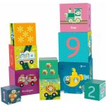 Classic World Картонени кубчета с транспортни средства