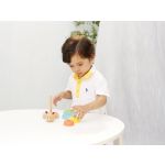 Classic World Дървена кула с цветни рингове, Мече - Image 4