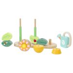 Classic World Дървени фигури за нанизване, Цветна градина - Image 2