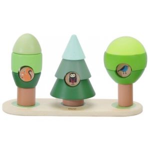 Classic World Дървени кубчета за нанизване, Гора