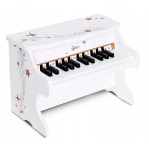 Classic World Детско дървено пиано, бяло