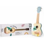 Classic World Детска дървена китара, Ukulele, синя - Image 2
