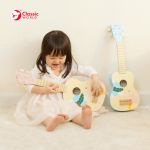 Classic World Детска дървена китара, Ukulele, розова - Image 3