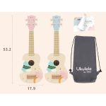 Classic World Детска дървена китара, Ukulele, розова - Image 4