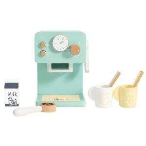 Classic World Детска дървена кафемашина с чашки