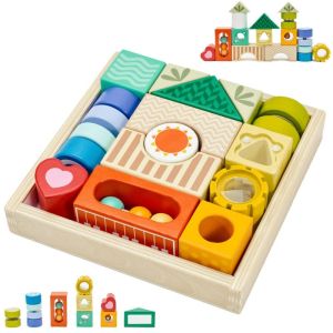 Classic World Дървени сензорни блокчета