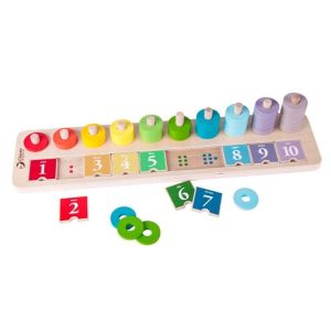 Classic World Образователна дъска с числа за броене