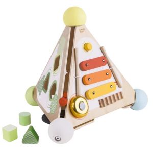 Classic World Дървена дидактическа пирамида