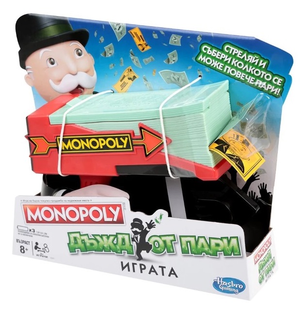 E3037-igra-monopoly-dyzhd-ot-pari-hasbro Hasbro Игра Монополи, Дъжд от пари - Image 1