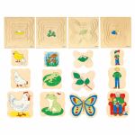 Educo Многослоен пъзел - От ларва до пеперуда - Image 2