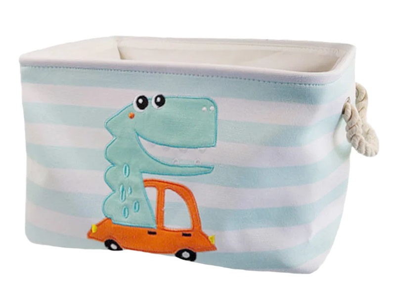 GH-KQ01-sgyvaema-kutiya-za-igrachki-dino-ginger-home Сгъваема кутия за дрехи и играчки, Динозаври, Ginger Home