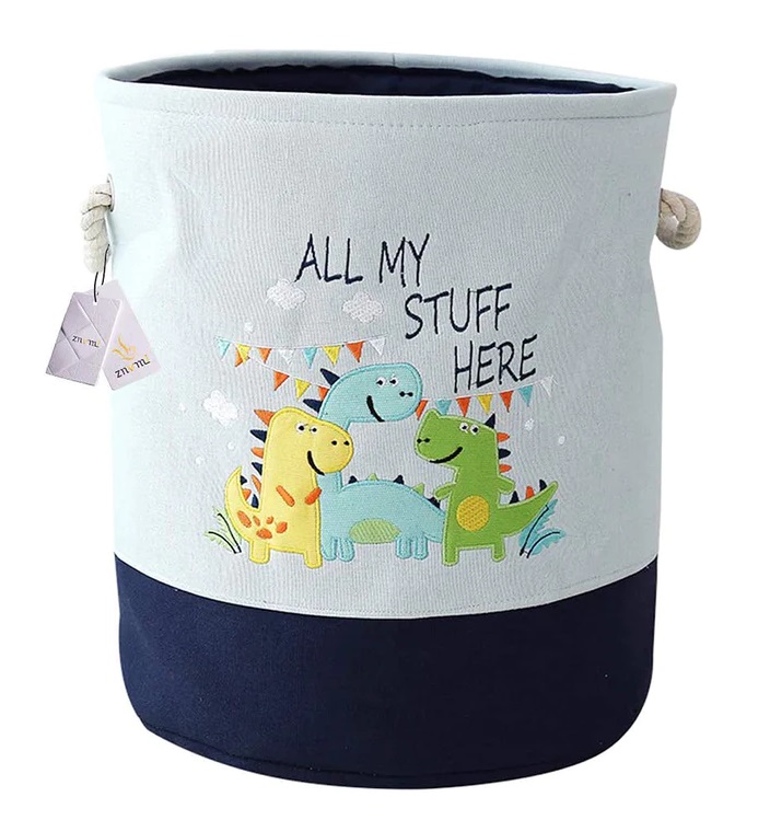 GH-KQ04-kosh-za-igrachki-dinozavri-ginger-home Сгъваем кош за играчки, Динозаври, Ginger Home