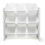 Дървен етажерка с 9 кутии за книги и играчки, Ginger Home - Image 4