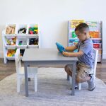 Дървен етажерка с 9 кутии за книги и играчки, Ginger Home - Image 7