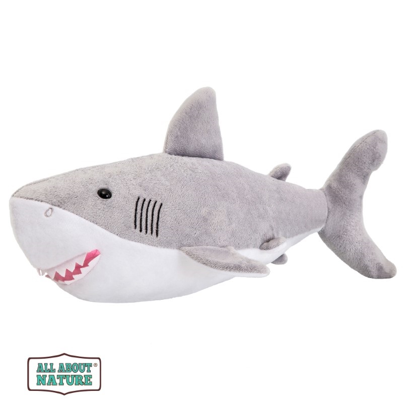 K7923-plushena-byala-akula-43-sm-wild-planet Wild Planet Плюшена бяла акула, 36 см - Image 1