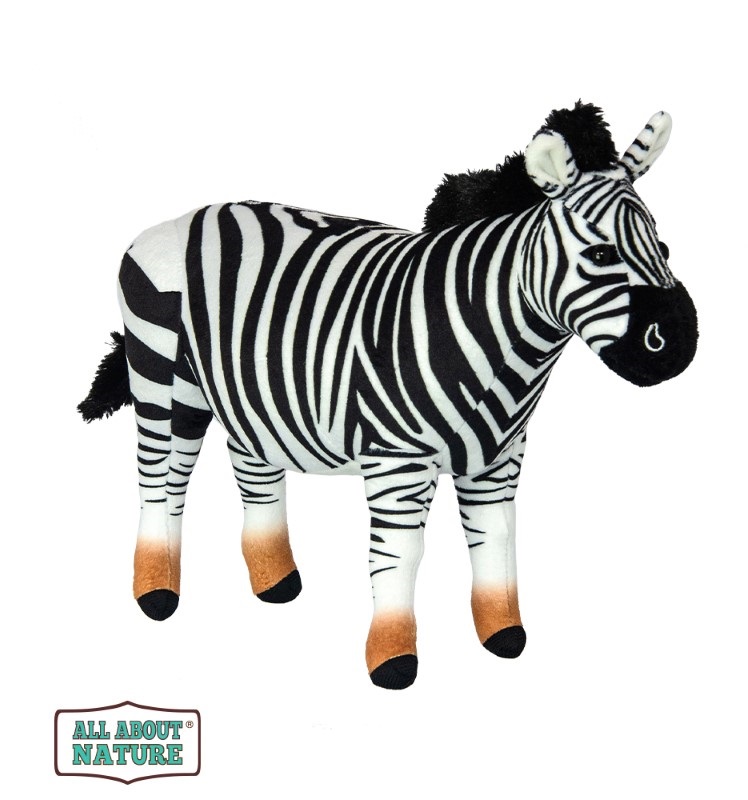 K7972-plushena-igrachka-zebra-wild-planet Wild Planet Плюшена зебра, 29 см - Image 1