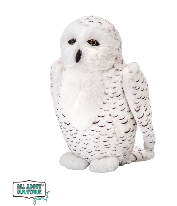 K8682-plushena-igrachka-byal-buhal-wild-planet Wild Planet Плюшен бял бухал, 22 см - Image 1