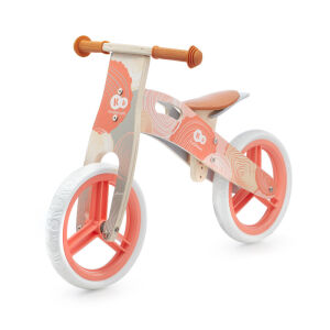 Дървено колело за баланс KinderKraft Runner, розово