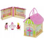 Дървено преносимо кафене с кукли, Malatec