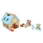 Lelin Toys Дървенa ферма с животни за сортиране - Image 5