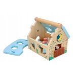 Lelin Toys Дървенa ферма с животни за сортиране - Image 4